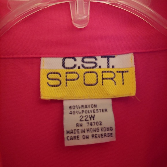 CST Sport Woman's Front Button Blouse - Picture 5 of 6